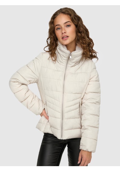 Kadın Dik Yaka Şişme Mont - 15322008 modelleri