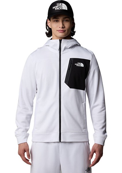 M Ma Fz Fleece Erkek Günlük Ceket NF0A893QLA91 Beyaz modelleri