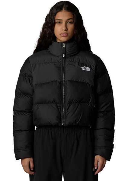 W Cropped Saikuru Kadın Outdoor Montu NF0A89JCKT01 Siyah