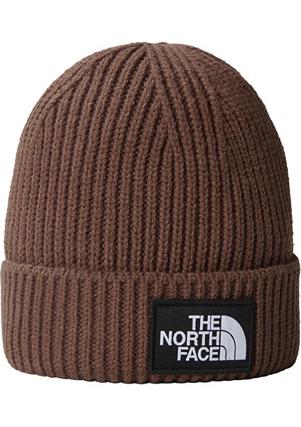 Tnf Logo Box Cuffed Beanie Bere NF0A3FJX1OI1 Kahverengi