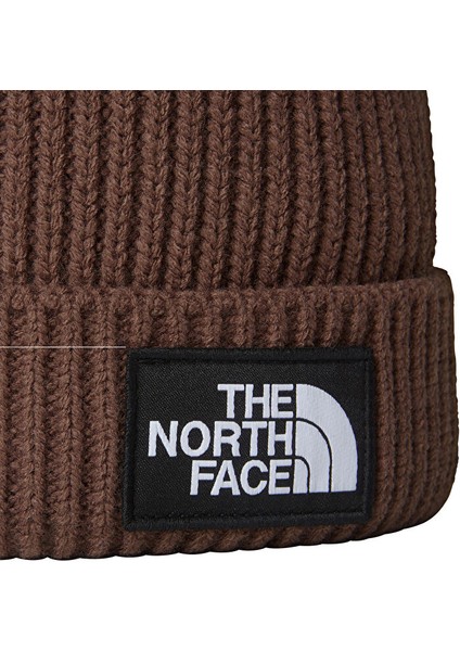 Tnf Logo Box Cuffed Beanie Bere NF0A3FJX1OI1 Kahverengi modelleri