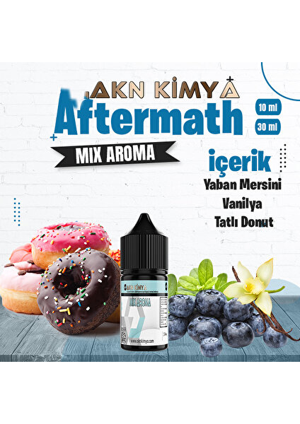 Aftermath Mix Aroma Yabanmersini Tatlı Donut Gıda Aroması 10 ml