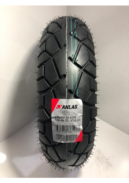 Motosiklet Dış Lastik 130/90-10 61M Mb-80 Anlas Dubleks