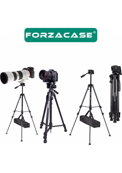 150 cm Bluetooth Kumandalı Profesyonel Kamera Dslr Telefon Tutuculu Çantalı Tripod - FC813