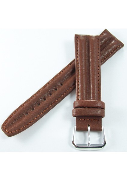 Deri Saat Kayışı 18mm Taba Açık Kahvererengi Kordonu Çift Fitilli Spor fiyatları