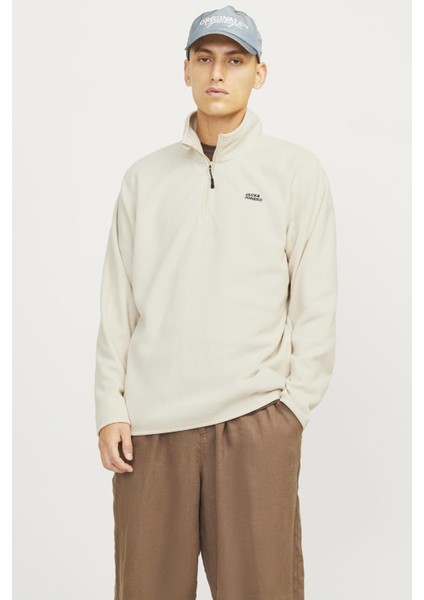 Jjecorp Logo Fleece Quarter Zıp TAŞ12258490