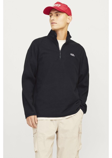 Jjecorp Logo Fleece Quarter Zıp SİYAH12258490