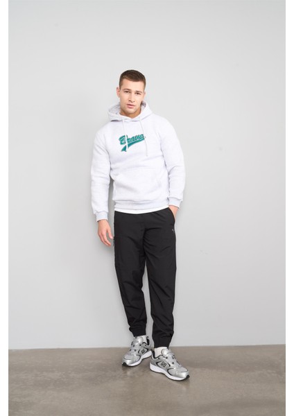 Çetinkaya Mentality 3612 Kapüşonlu 3 Iplik Şardonlu Karmelanj Sweatshirt