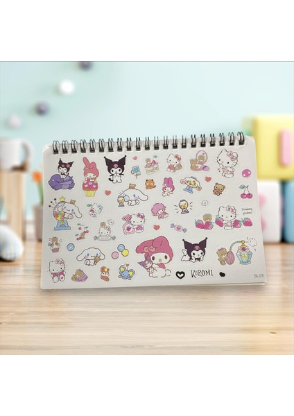 Kuromi My Melody Sanrio Sticker Kitabı 10 Sayfa