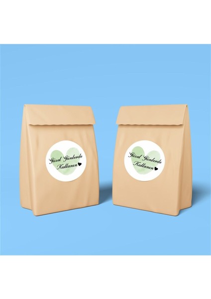 Kuşe Sticker Paketleme & Kargo Etiketi (4X4CM) 48 Adet - Güzel Günlerde Kullanın -3- modelleri