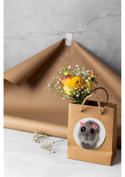 Kuşe Sticker Paketleme & Kargo Etiketi (4X4CM) 48 Adet - - fırsatları