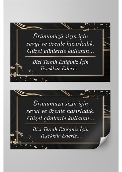 Yapışkanlı Kargo Etiketi - 25 Adet - 5X8CM