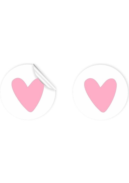 Sticker Kuşe (3X3CM) 60 Adet Yuvarlak Kesim