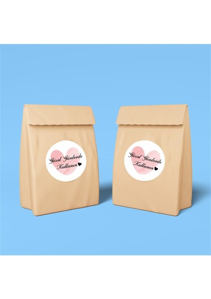 Kuşe Sticker Paketleme & Kargo Etiketi (4X4CM) 48 Adet - Güzel Günlerde Kullanın -8-