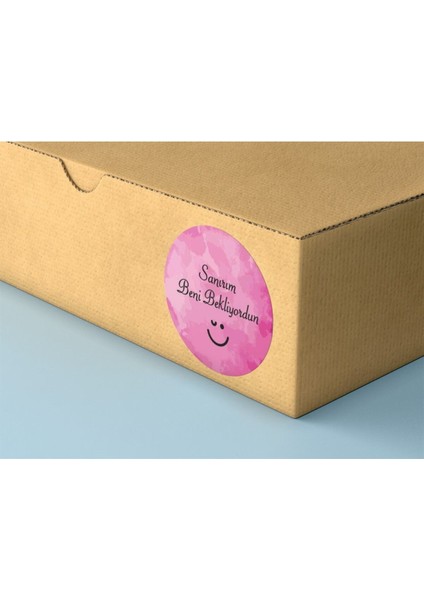 Kuşe Sticker 4x4 cm 42 Adet - Sanırım Beni Bekliyordun