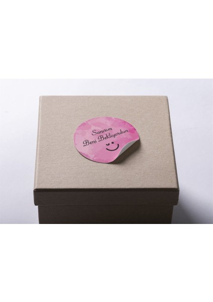 Kuşe Sticker 4x4 cm 42 Adet - Sanırım Beni Bekliyordun fırsatları