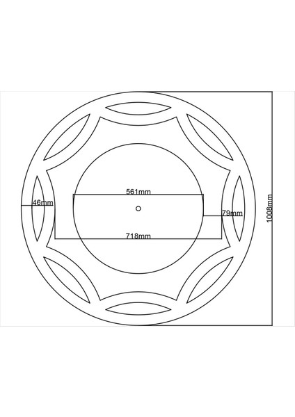 Lamba Tavan Gobegi 16-Motifli-Yuvarlak-E-3y-Dis-Citali modelleri