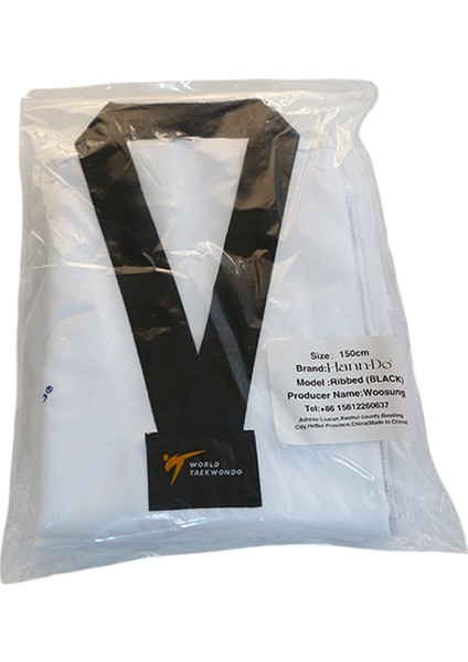 Taekwondo / Tekvando Elbisesi Siyah Yaka Fitilli Dobok fırsatları