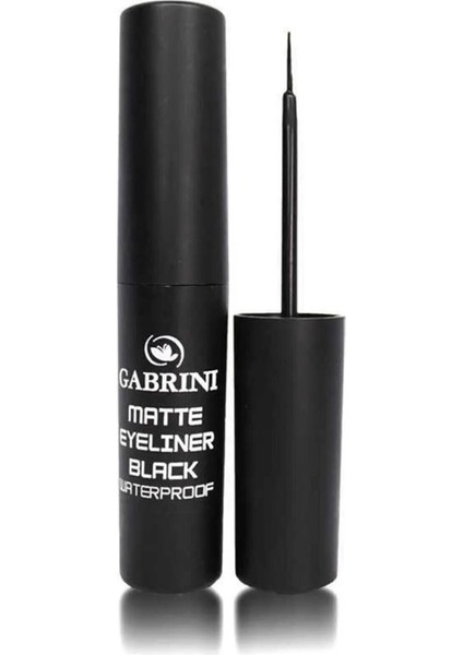 Gabrını Matte Eyelıner Black Waterproof 12 M