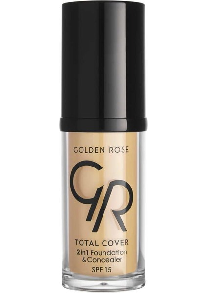 Total Cover 2in1 (No:03) Foundation&concealer Spf 15 - 30 ml