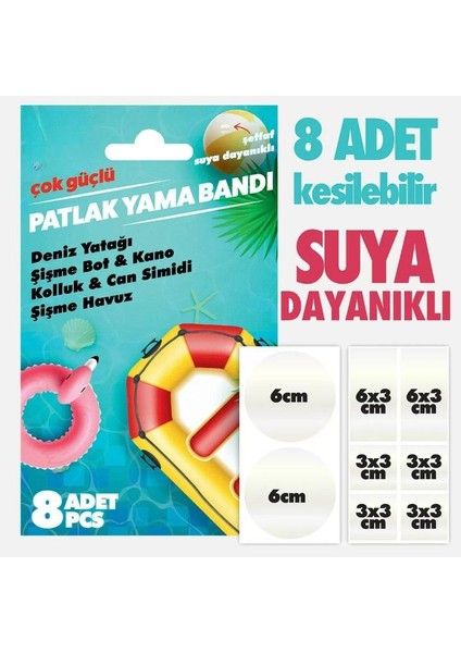 Patlak Yama Onarım Bandı 8'li