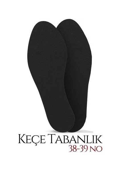 Aykan Tekno Turk 38-39 No Keçeli Ayakkabı Tabanlığı 2 Çift - AYK7302-6612