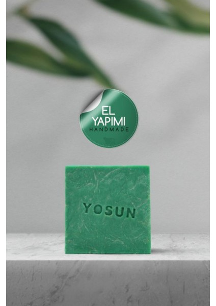 Yosun Sabunu Hatay El Yapımı %100 Organik Doğal Sabun 1 Kalıp 130 Gram - AYK9971-8639