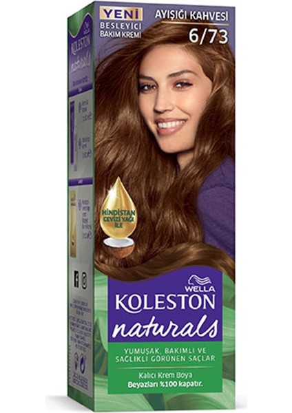 Naturals Saç Boyası Ayışığı Kahvesi 6/73 - SHB1705-5370