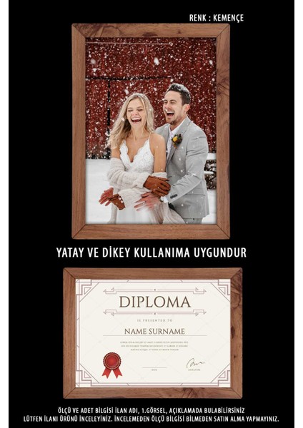 10 Adet A4 Çerçeve - Mdf 21X30 Çerçeve - Çoklu Fotoğraf Çerçevesi - Diploma Çerçevesi - Sertifika modelleri
