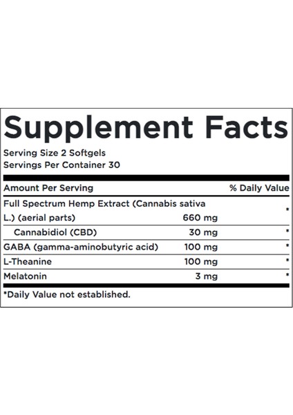 C.b.d + Sleep Support Gaba & L-Theanine 60 Soft Jel. fiyatları