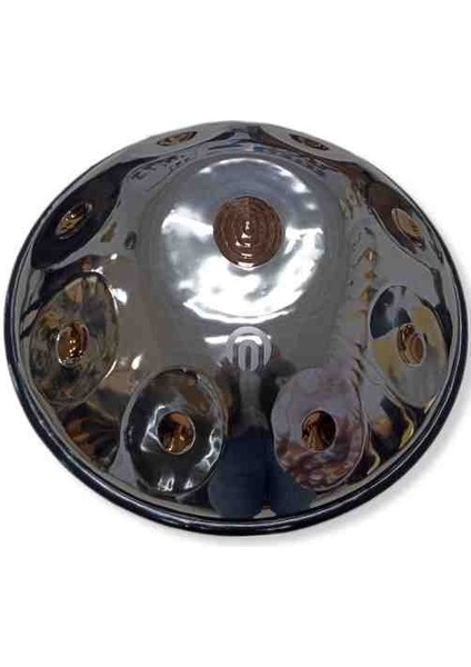 Profesyonel Grade A Titanium Handpan 9 Nota Re Minör