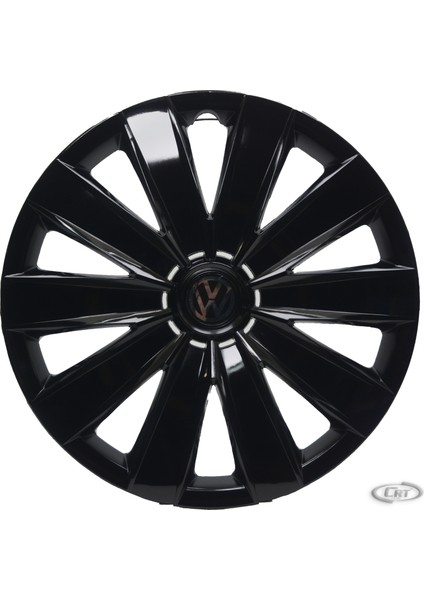 Jant Kapağı Kırılmaz 15" VW Transporter T7 Parlak Siyah Model (1 ADET OLARAK) (Çıkartma Hediyeli)
