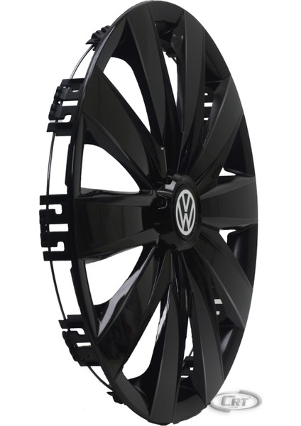 Jant Kapağı Kırılmaz 15" VW Transporter T7 Parlak Siyah Model (1 ADET OLARAK) (Çıkartma Hediyeli)