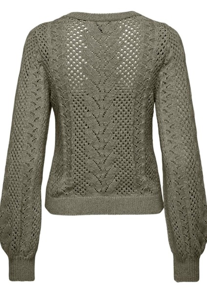 Onlmary Lıfe Ls Glıtter O-Neck Knt Haki 15328505 fiyatları