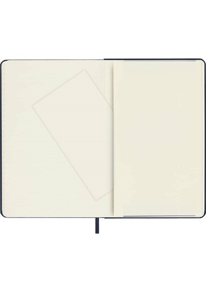 Sert Kapak Çizgili Defter M Boy 11,5X18 cm 208 Sayfa Safir Mavi