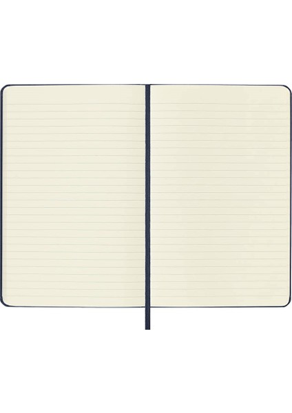 Sert Kapak Çizgili Defter M Boy 11,5X18 cm 208 Sayfa Safir Mavi