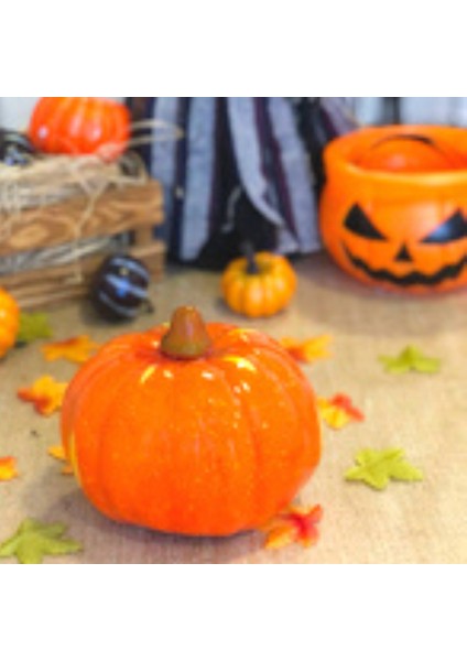 Hallowen cadılar bayramı balkabağı 15 cm 1 adet