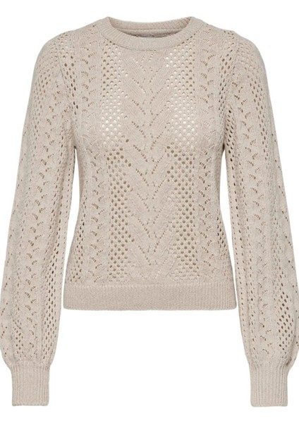 Onlmary Lıfe Ls Glıtter O-Neck Knt Krem 15328505 modelleri