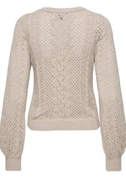 Onlmary Lıfe Ls Glıtter O-Neck Knt Krem 15328505 fırsatları