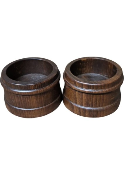 Ahşap Ikili Çerezlik Set