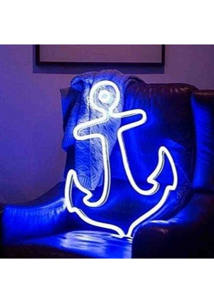 Neon Işıklı Gemi Çapası