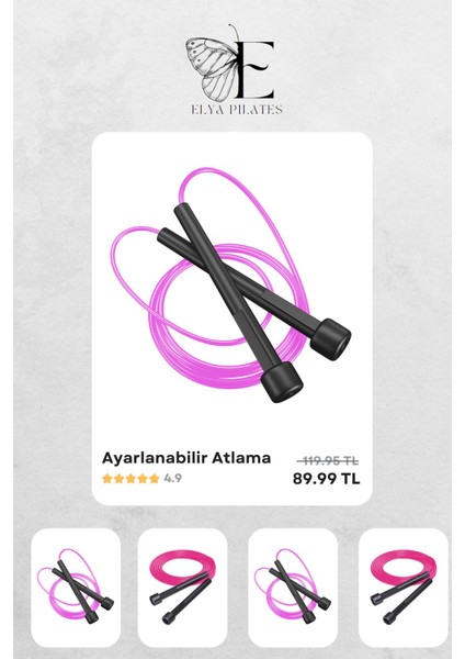 Pembe 9 Parçalı Pilates ve Fitness Seti – Pilates Minderi, Dambıl, Squat Band ve Daha Fazlası!