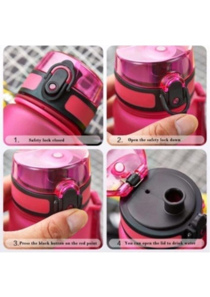 Mor Pembe Kırılmaz Matara Suluk 3026 500 ml 0,50 L Plastik modelleri