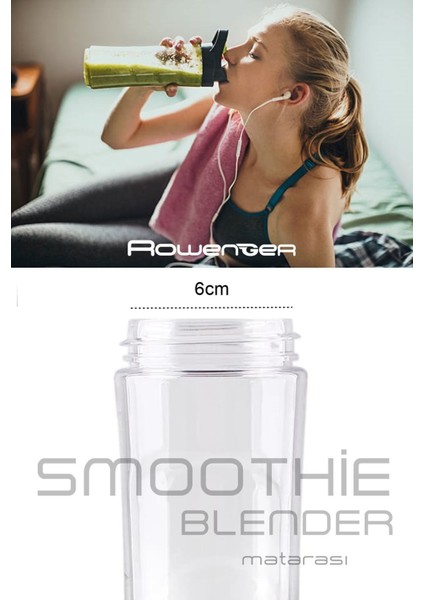 600 ml Smoothie Blender Matarası Şişesi Arçelik Beko Grundig Vestel Goldmaster Schafer Homend Plast