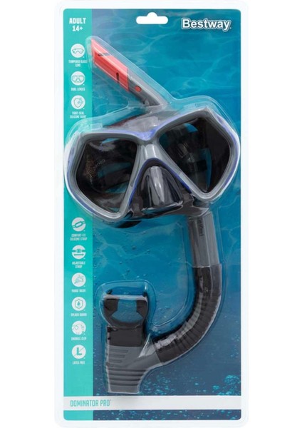 Nessiworld Dominator Pro Snorkel Maske 24069 indirimleri