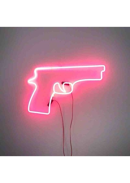 Neon Led Işıklı Tabanca