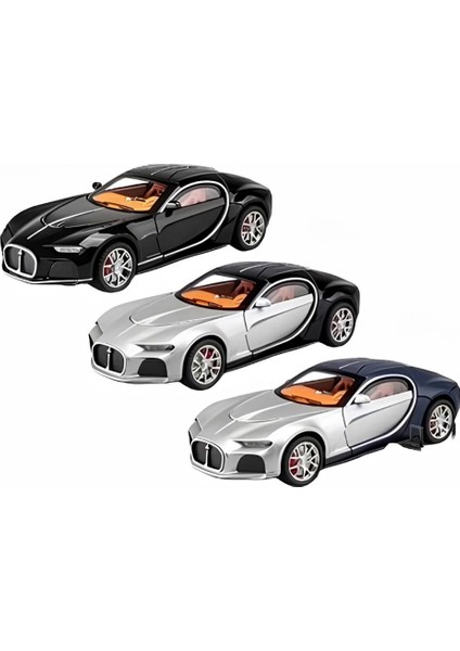 Nessiworld Sesli Işıklı Metal Bugatti Araba