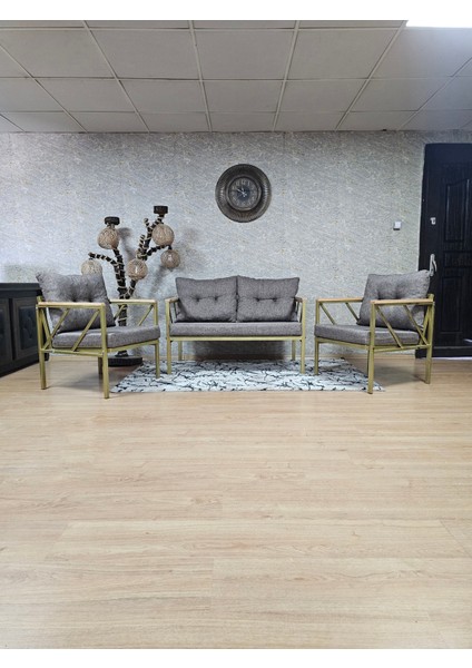 Gold bahçe mobilyası balkon çay seti mutfak çay seti