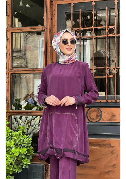 Tunik 35023 Bordo