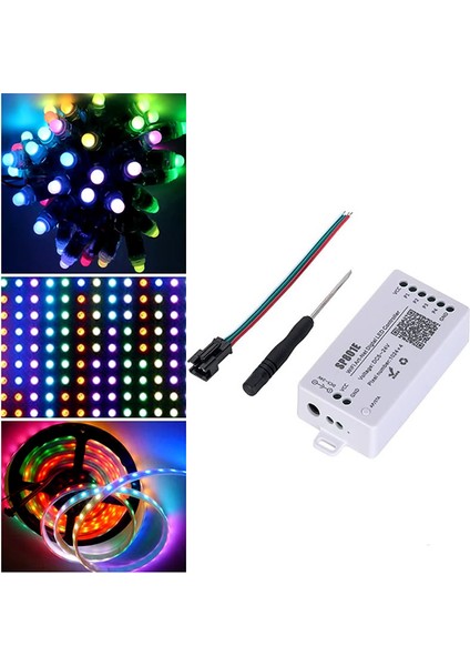 SP801E Wifi Art-Net LED Denetleyici WS2811-WS2812B Pixel Şerit LED Kontrol ve Matrix